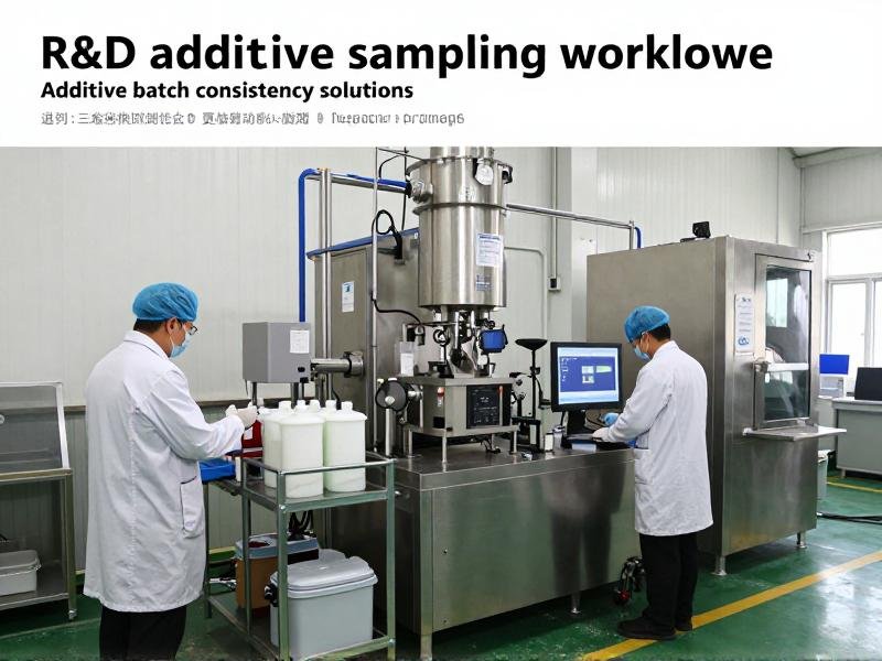 R&D additive sampling workflow