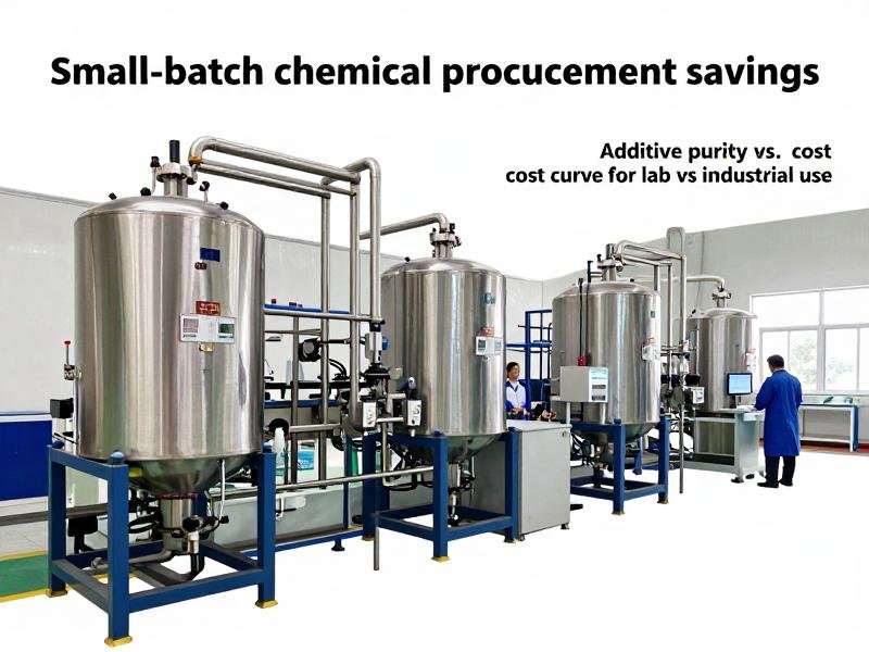 Small-batch chemical procurement savings