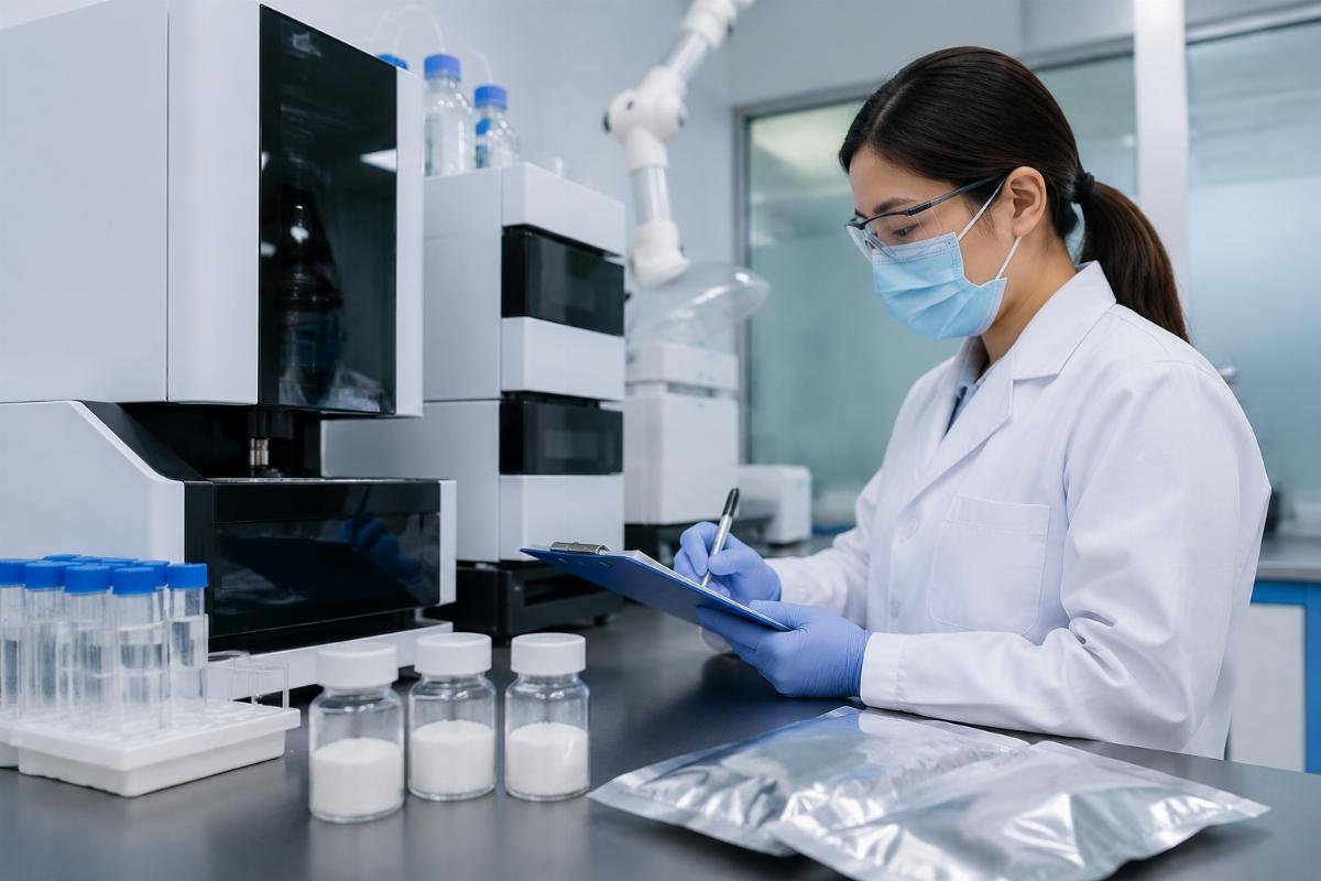 authentic peptide quality documentation third party test report verification