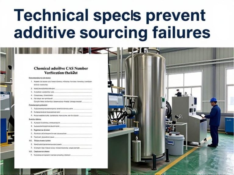Technical specs prevent additive sourcing failures