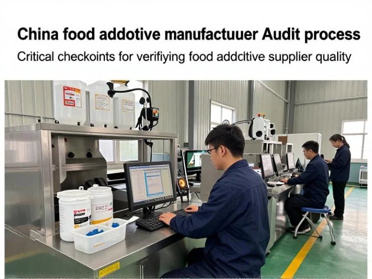 China food additive manufacturer audit process