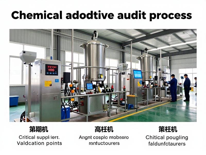 How to Audit a Chemical Additive Manufacturer in China