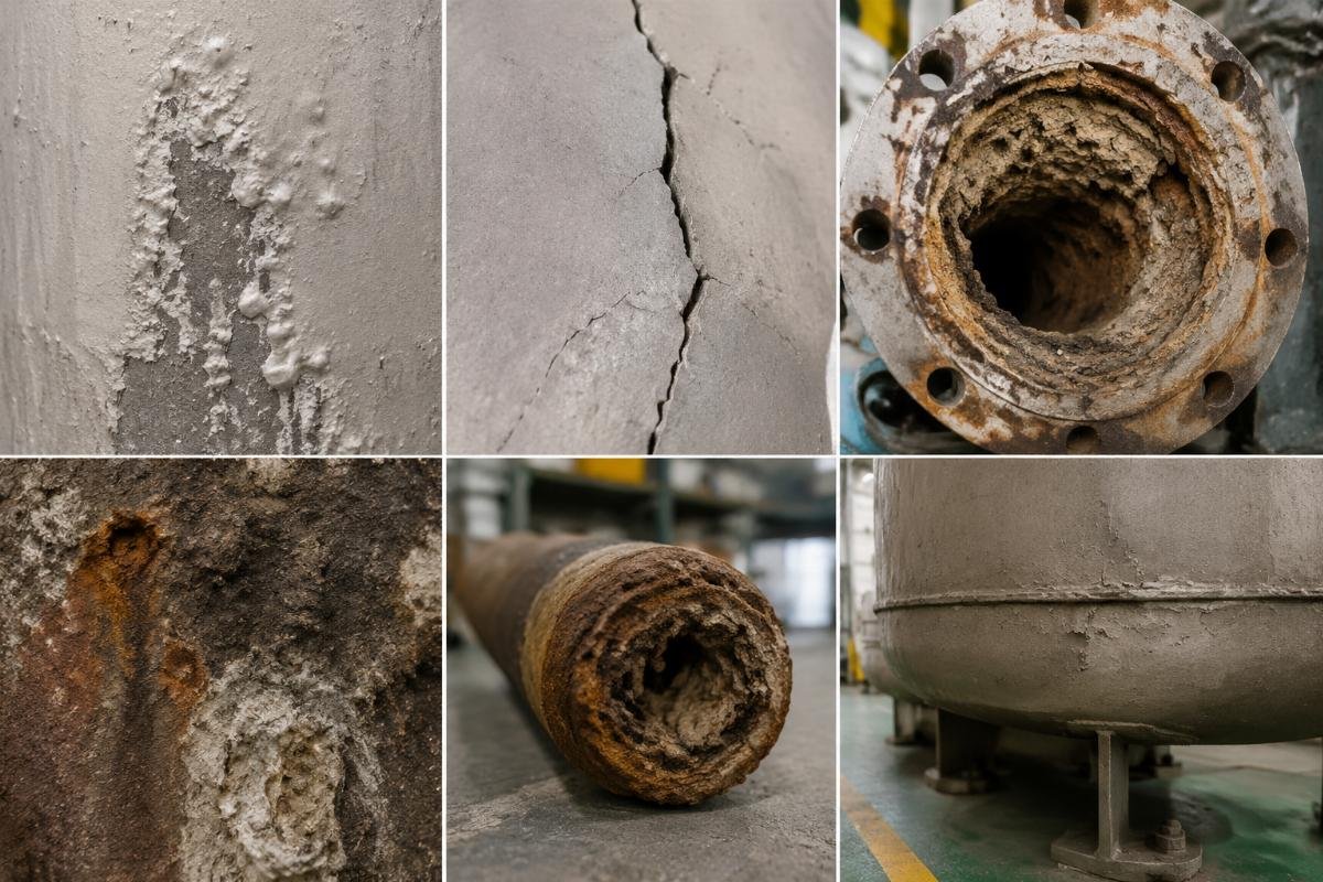 Examples of material defects that cannot be solved by additive treatment Material defect examples