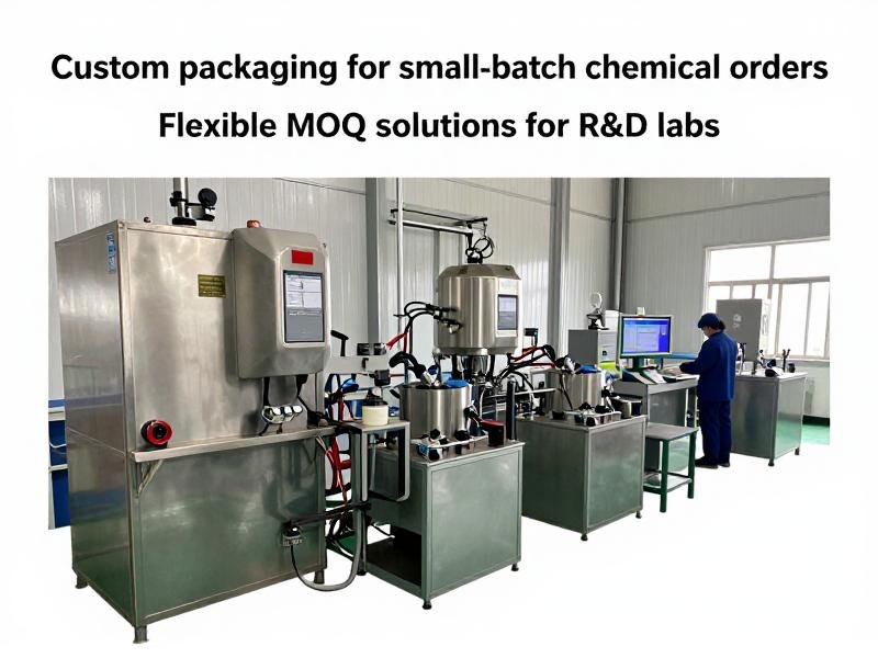 Custom packaging for small-batch chemical orders