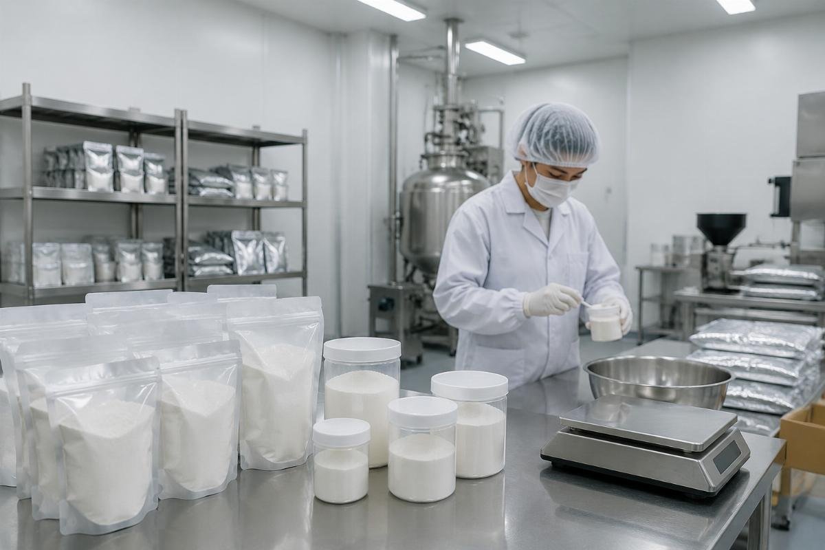 Small-batch food additive procurement process