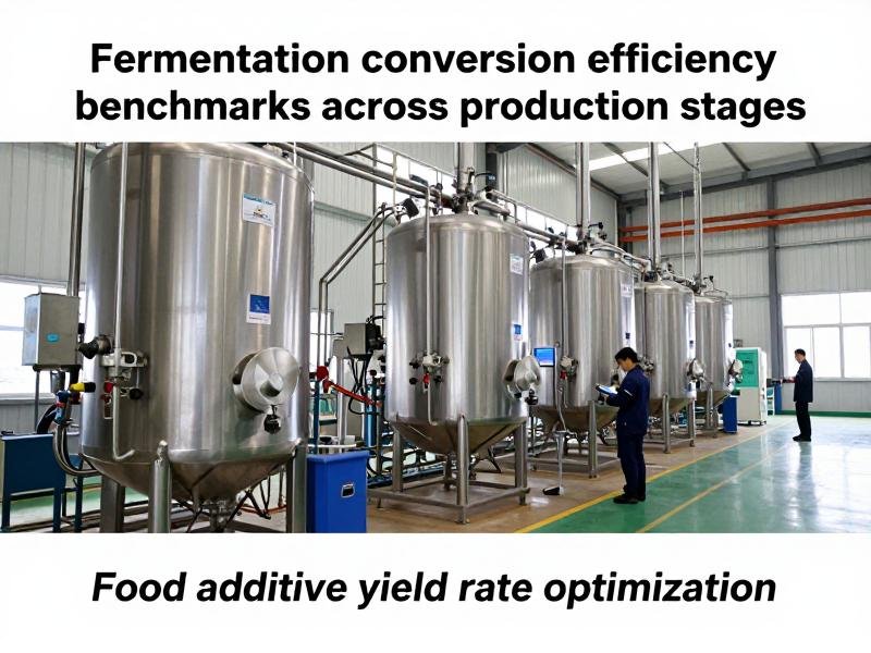 Fermentation conversion efficiency benchmarks across production stages