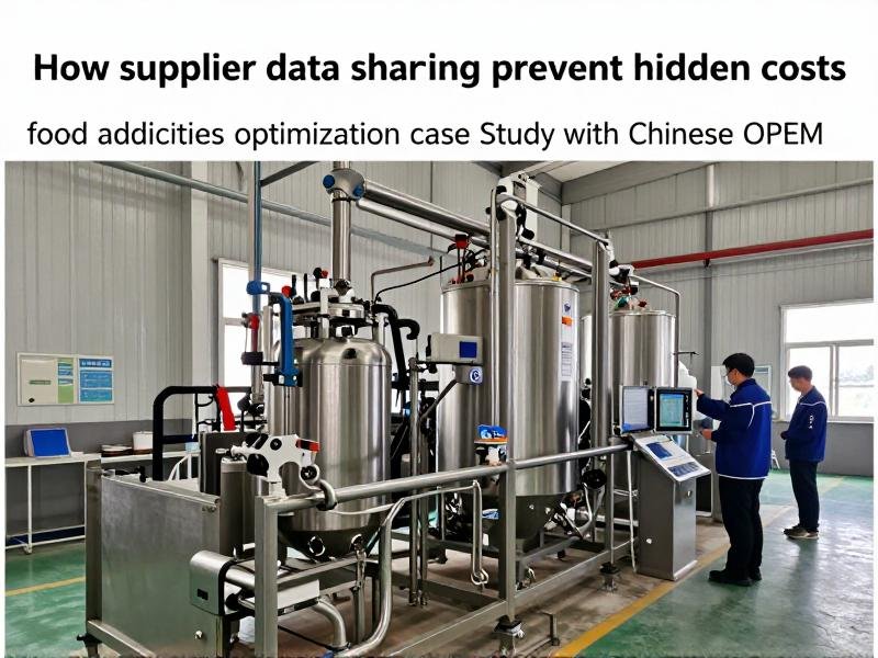 Optimize Food Additives with Chinese Suppliers: Save 15% Costs
