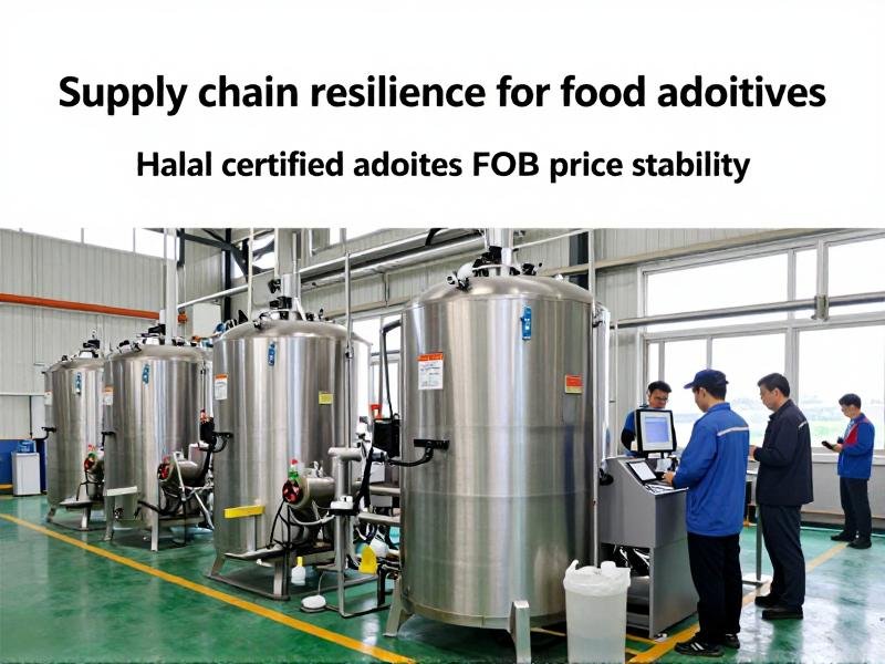 Supply chain resilience for food additives