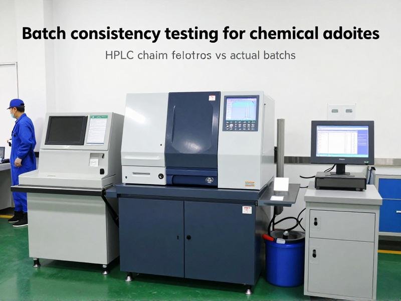 Batch consistency testing for chemical additives