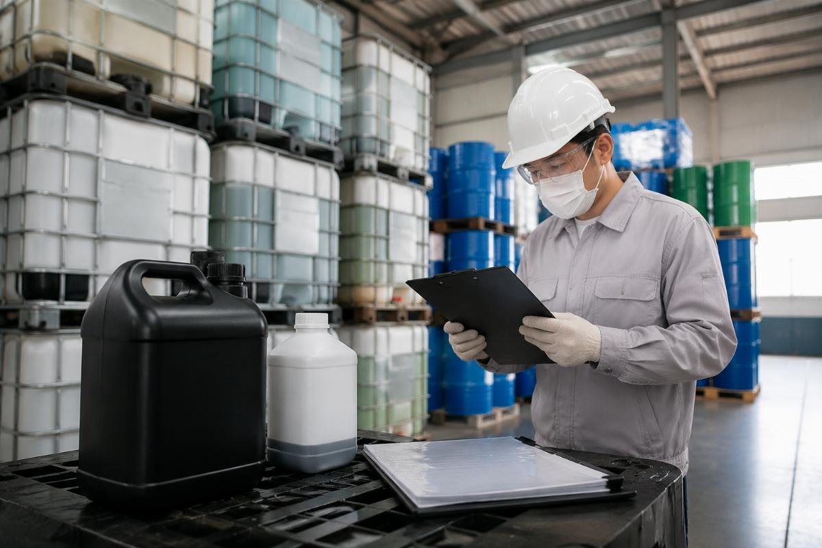 Customs documentation for chemical shipments