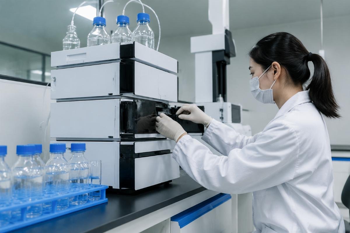 Quality control in peptide production Peptide quality testing laboratory