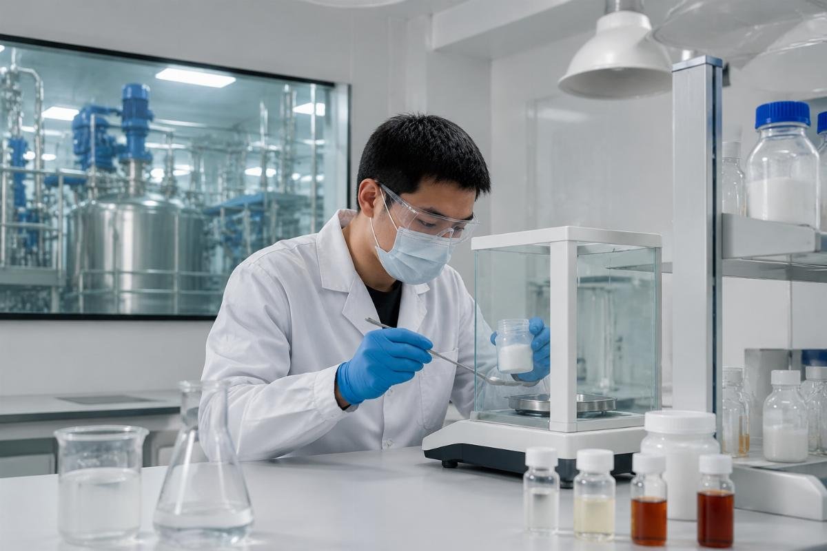 Sample testing for chemical additives