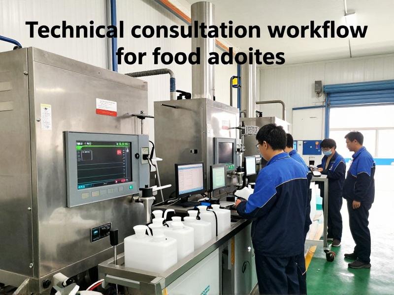 Technical consultation workflow for food additives