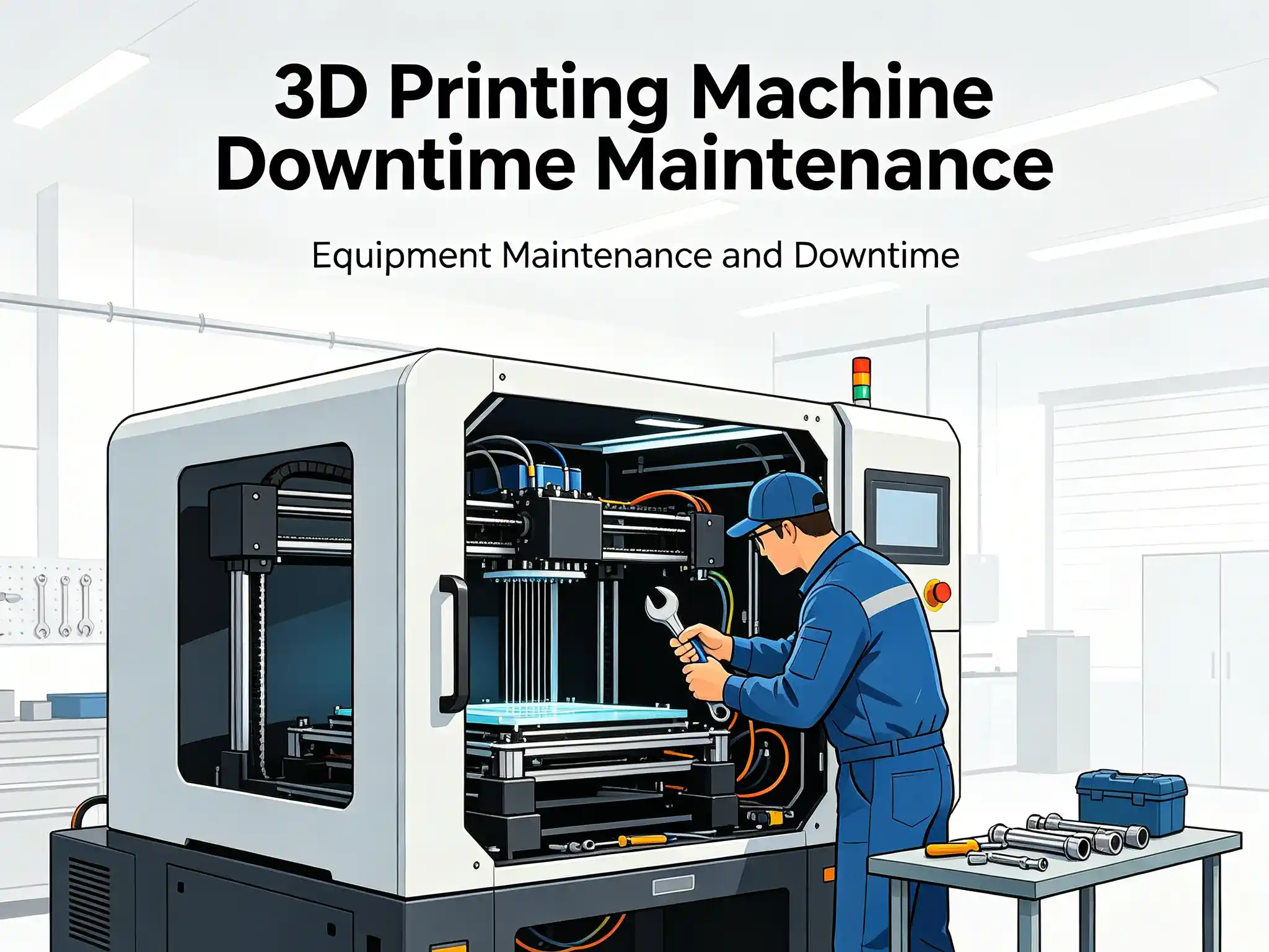 3D printing machine downtime maintenance
