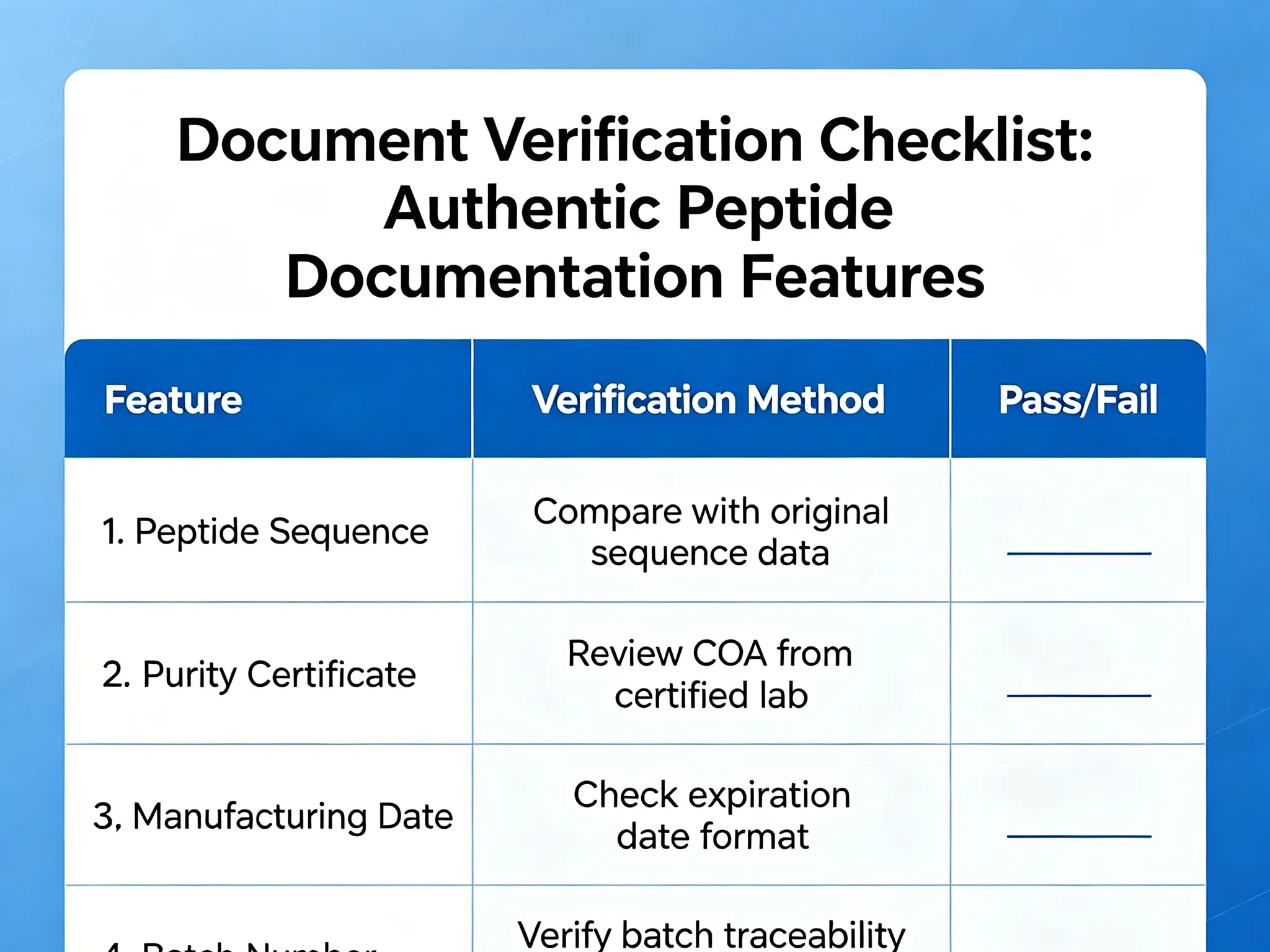 document verification checklist