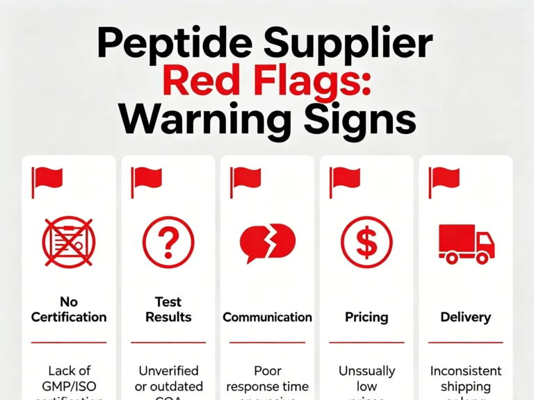 What Red Flags Should You Watch for When Buying Peptides Online?